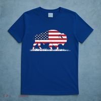 Usa Flag American Buffalo Cool Gift T-Shirt thumb 5