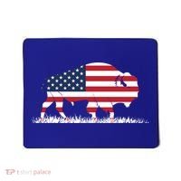 Usa Flag American Buffalo Cool Gift Mousepad thumb 0