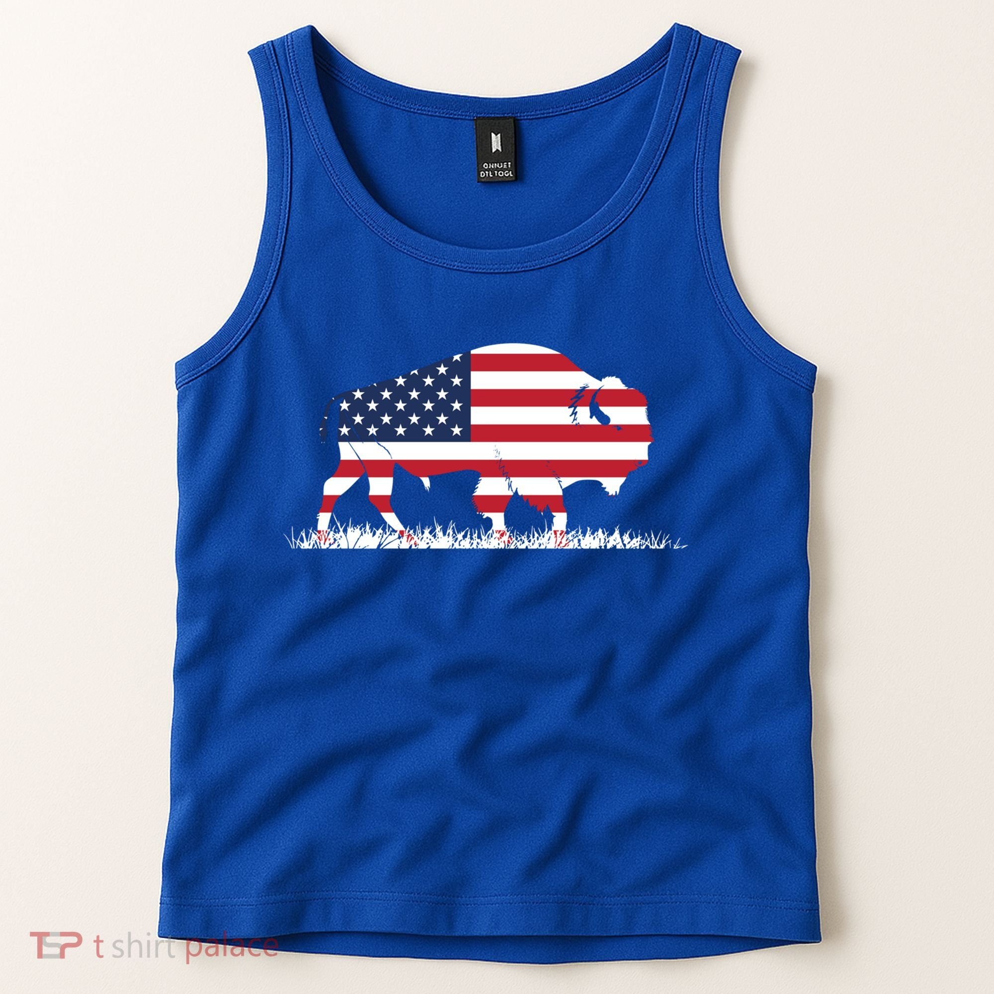 Usa Flag American Buffalo Cool Gift Tank Top