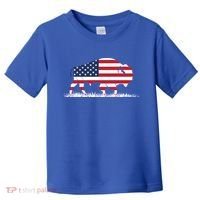 Usa Flag American Buffalo Cool Gift Toddler T-Shirt thumb 0