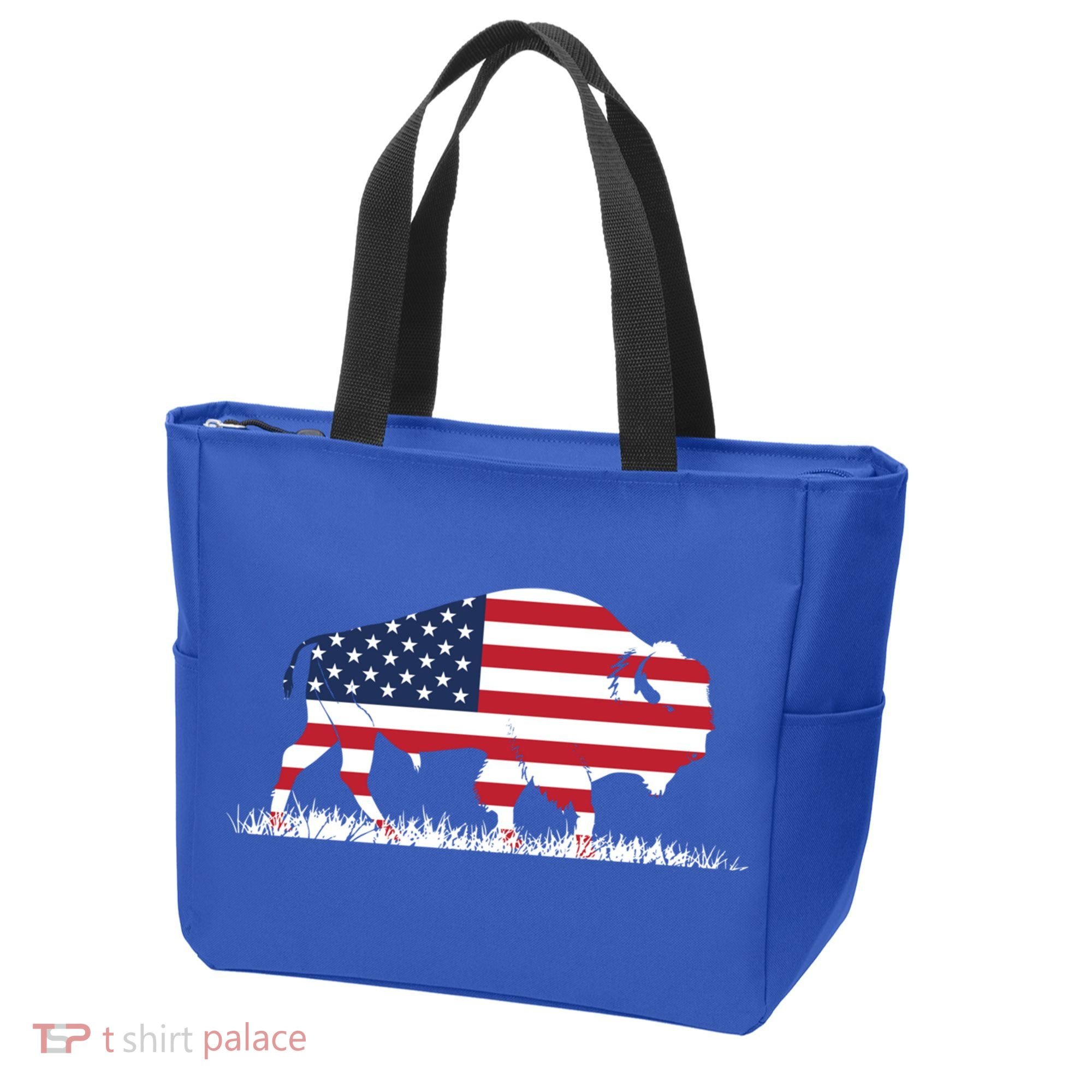 Usa Flag American Buffalo Cool Gift Tote Bag