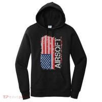 Usa Flag Airsoft Shooting Sports Gun Women's Hoodie thumb 0