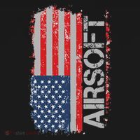 Usa Flag Airsoft Shooting Sports Gun Women's Hoodie thumb 2