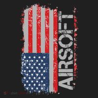 Usa Flag Airsoft Shooting Sports Gun Hat thumb 2