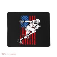 Us Flag American Football Player Mousepad thumb 0
