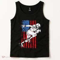 Us Flag American Football Player Tank Top thumb 2