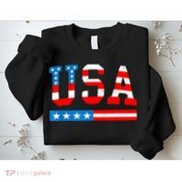 USA Flag American Funny 4th Of July Merica Sweatshirt thumb 2