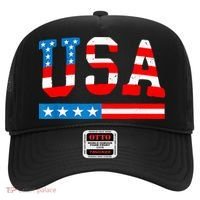 USA Flag American Funny 4th Of July Merica Hat thumb 0