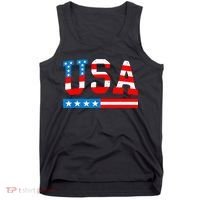 USA Flag American Funny 4th Of July Merica Tank Top thumb 0