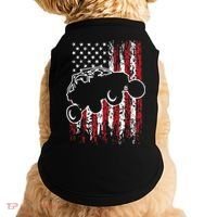 US Flag ATV Side By Side Rider UTV July 4th Offroad Riding Doggie Tank thumb 0