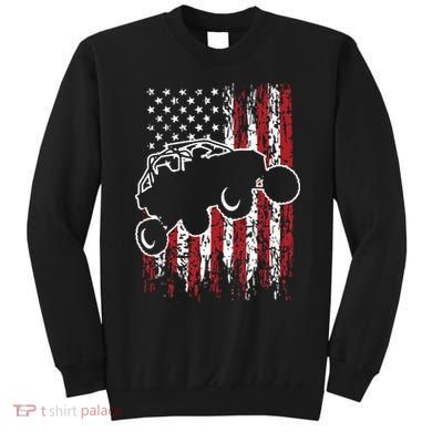 US Flag ATV Side By Side Rider UTV July 4th Offroad Riding Sweatshirt