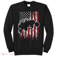 US Flag ATV Side By Side Rider UTV July 4th Offroad Riding Sweatshirt thumb 0
