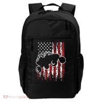 US Flag ATV Side By Side Rider UTV July 4th Offroad Riding Backpack thumb 0