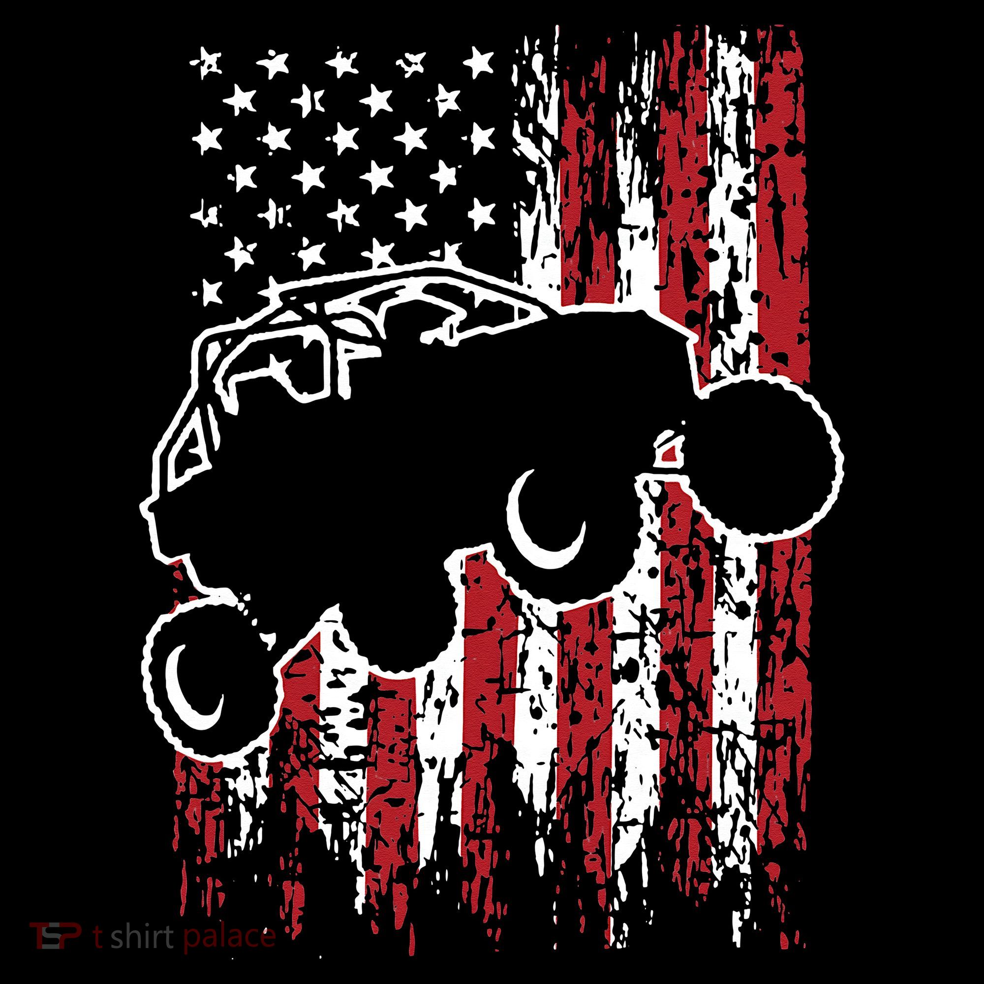 US Flag ATV Side By Side Rider UTV July 4th Offroad Riding Women's Hoodie