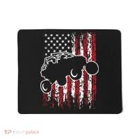 US Flag ATV Side By Side Rider UTV July 4th Offroad Riding Mousepad thumb 0