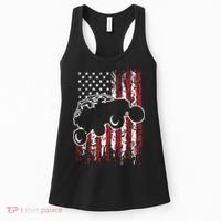 US Flag ATV Side By Side Rider UTV July 4th Offroad Riding Women's Tank Top thumb 0