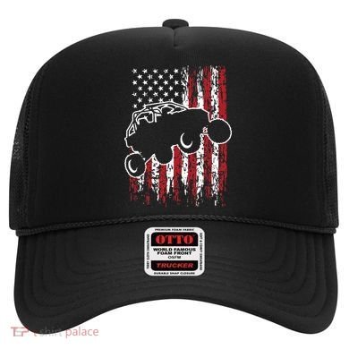 US Flag ATV Side By Side Rider UTV July 4th Offroad Riding Hat