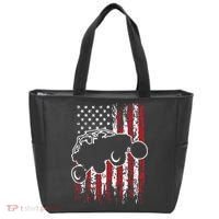 US Flag ATV Side By Side Rider UTV July 4th Offroad Riding Tote Bag thumb 0