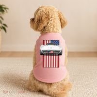 Usa Flag And Muscle Car American Doggie Tank thumb 2