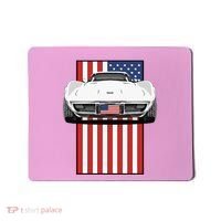 Usa Flag And Muscle Car American Mousepad thumb 0