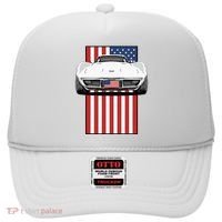 Usa Flag And Muscle Car American Hat thumb 0
