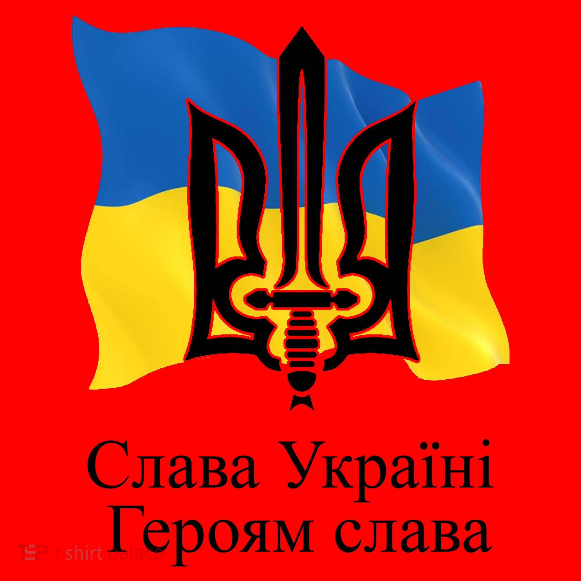 Ukraine Flag And Trident Ukrainian Santa Hat