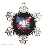 USA Flag Baseball Ice Cream Drip Baseball Home Plate Drip Ornament thumb 0