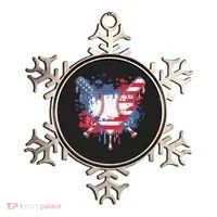 USA Flag Baseball Ice Cream Drip Baseball Home Plate Drip Ornament thumb 0