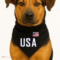 Usa Flag Boxing Cool Boxer Training Equipment USA-Made Doggie Bandana thumb 1