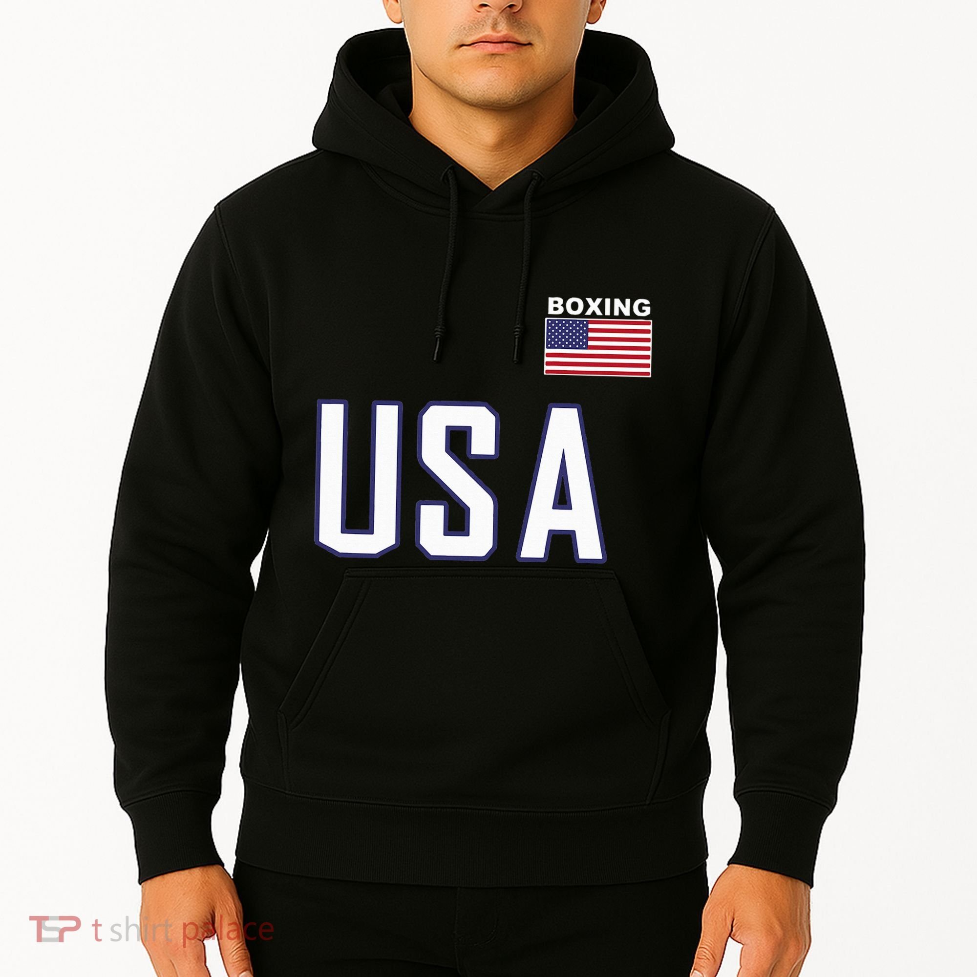 Usa Flag Boxing Cool Boxer Training Equipment Hoodie