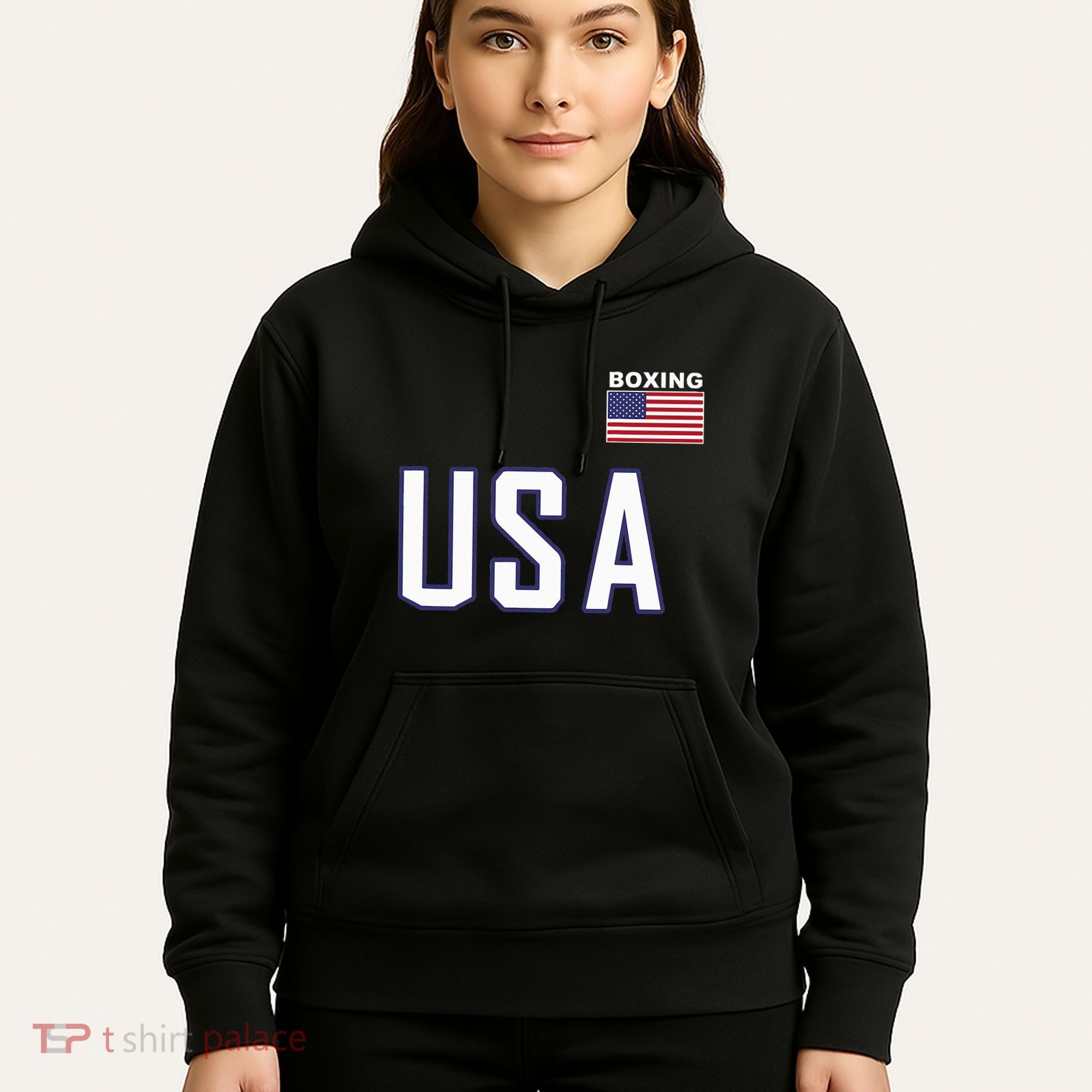 Usa Flag Boxing Cool Boxer Training Equipment Hoodie