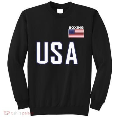 Usa Flag Boxing Cool Boxer Training Equipment Sweatshirt