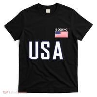 Usa Flag Boxing Cool Boxer Training Equipment T-Shirt thumb 0