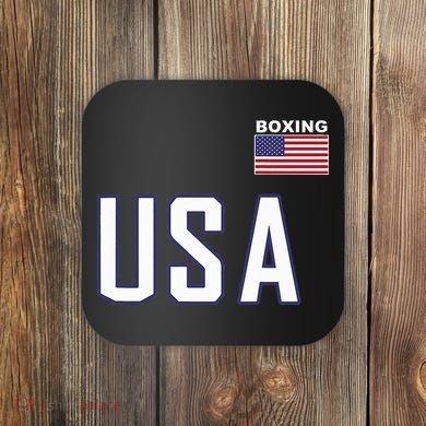 Usa Flag Boxing Cool Boxer Training Equipment Coaster