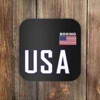 Usa Flag Boxing Cool Boxer Training Equipment Coaster thumb 0