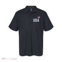 Usa Flag Boxing Cool Boxer Training Equipment Polo thumb 0