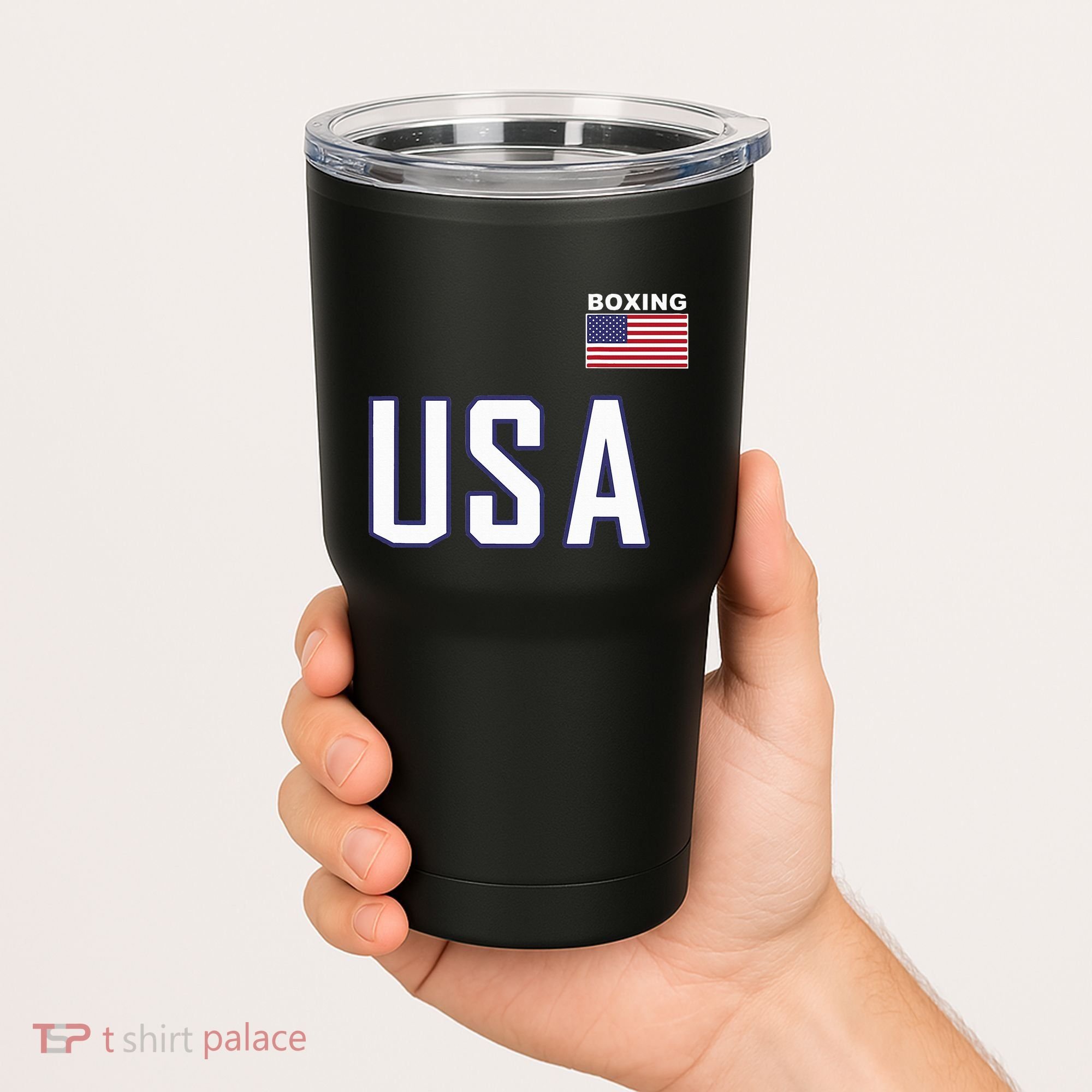 Usa Flag Boxing Cool Boxer Training Equipment Tumbler