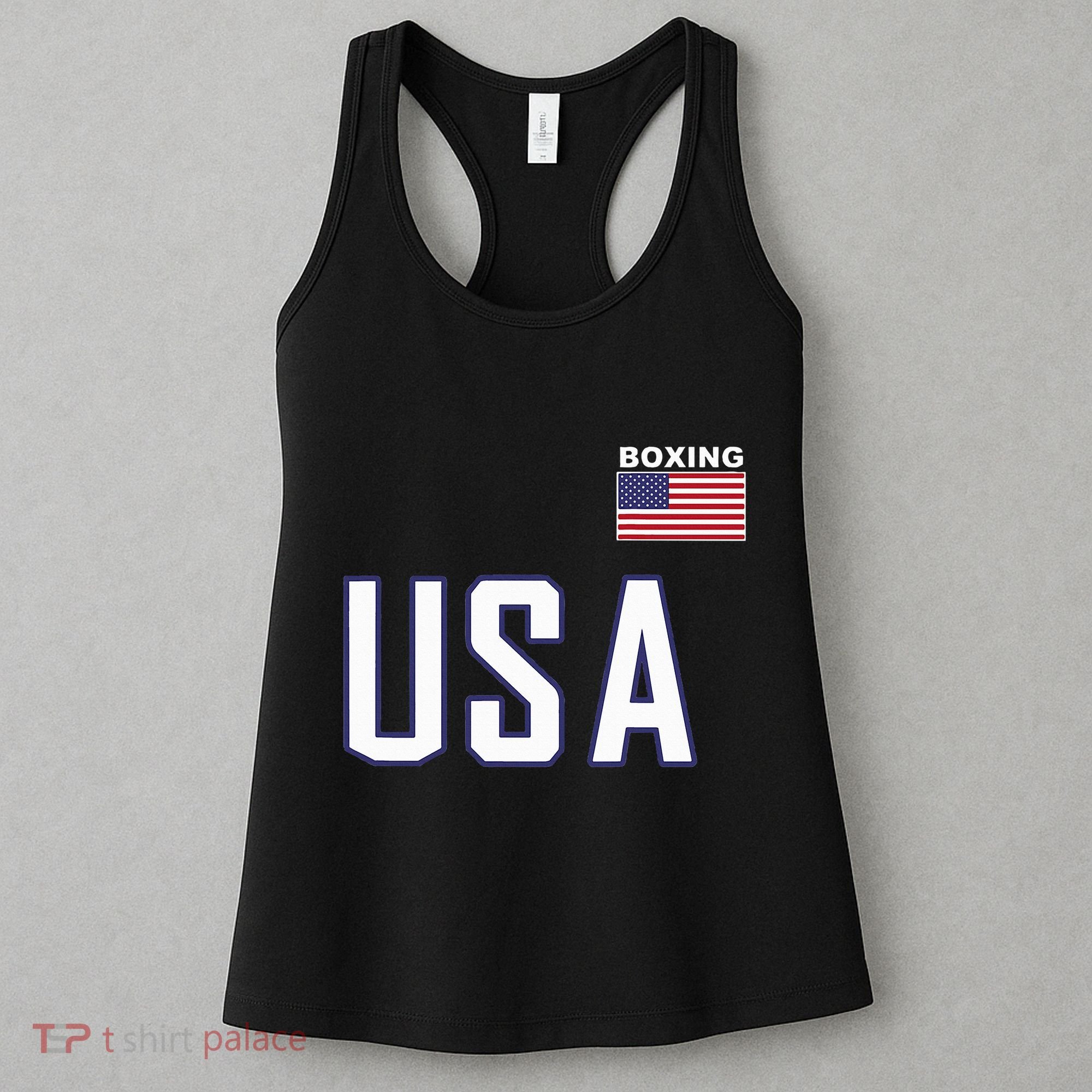 Usa Flag Boxing Cool Boxer Training Equipment Women's Tank Top