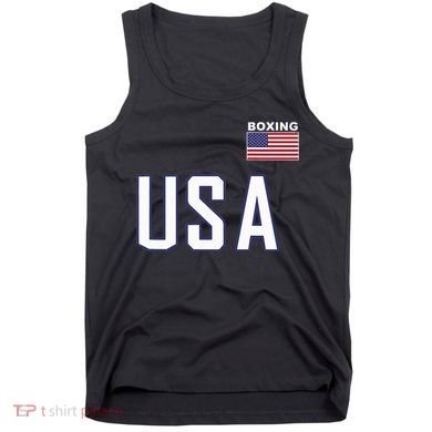 Usa Flag Boxing Cool Boxer Training Equipment Tank Top
