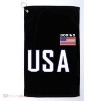 Usa Flag Boxing Cool Boxer Training Equipment Golf Towel thumb 0