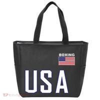 Usa Flag Boxing Cool Boxer Training Equipment Tote Bag thumb 0
