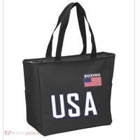 Usa Flag Boxing Cool Boxer Training Equipment Tote Bag thumb 2