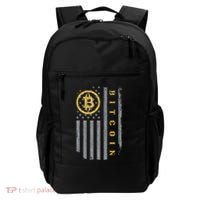 Usa Flag Bitcoin Distressed Digital Currency Btc Crypto Coin Backpack thumb 0
