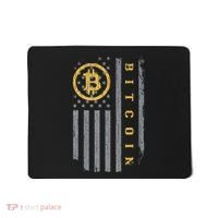 Usa Flag Bitcoin Distressed Digital Currency Btc Crypto Coin Mousepad thumb 0