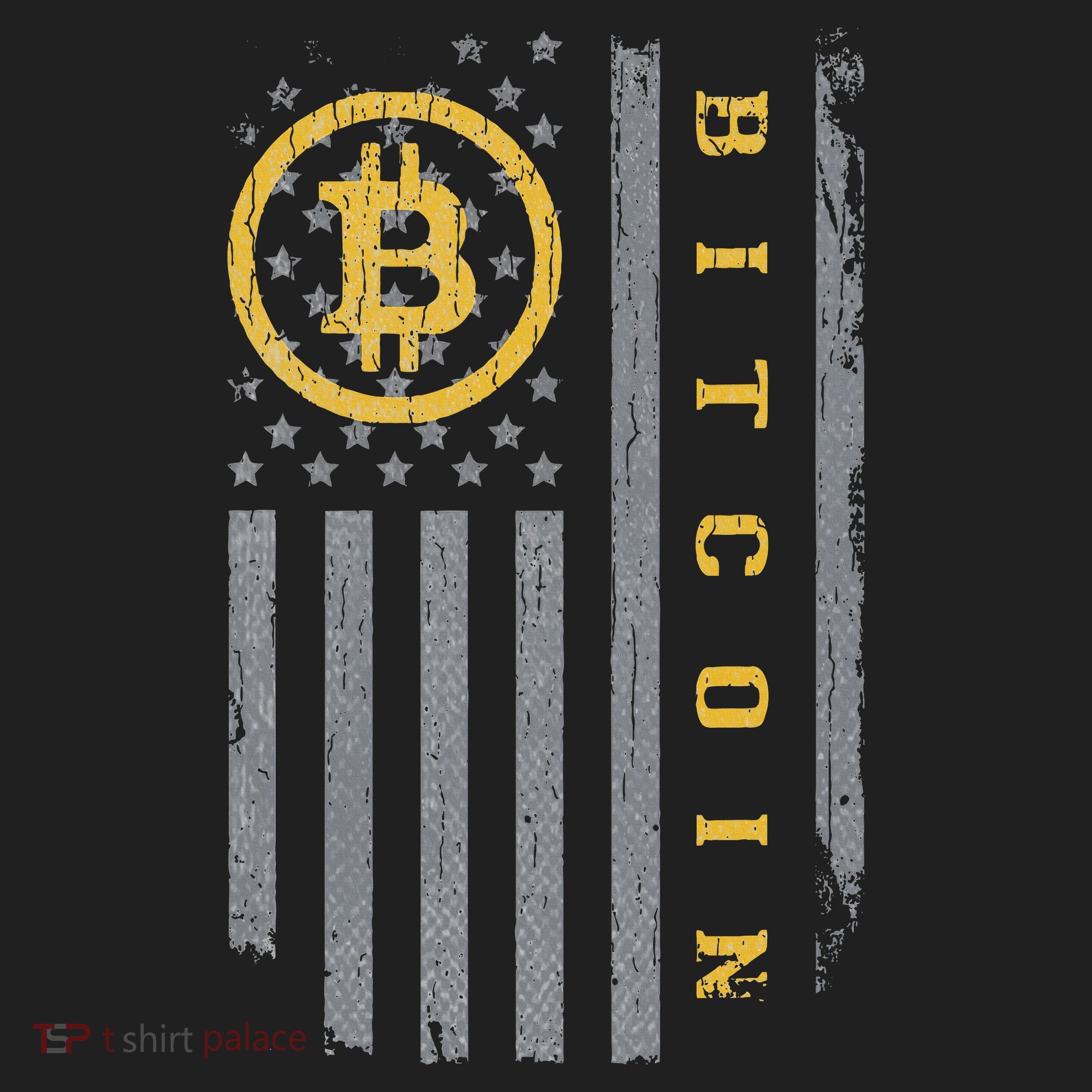 Usa Flag Bitcoin Distressed Digital Currency Btc Crypto Coin Hat
