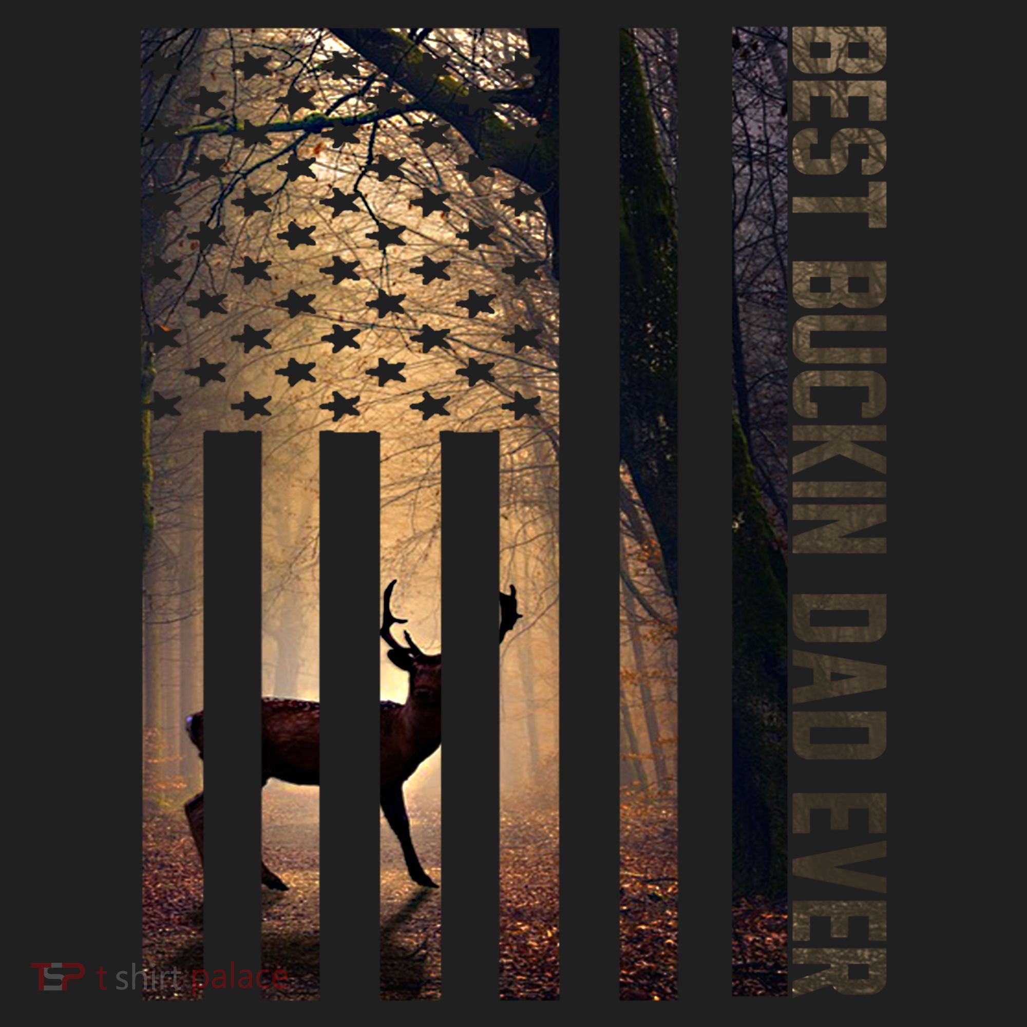 Usa Flag Best Buckin Dad Ever Deer Hunting Fathers Day Gift Meaningful Gift Beanie