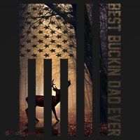 Usa Flag Best Buckin Dad Ever Deer Hunting Fathers Day Gift Meaningful Gift Ornament thumb 1