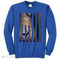 Usa Flag Best Buckin Dad Ever Deer Hunting Fathers Day Gift Meaningful Gift Sweatshirt thumb 0