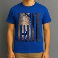Usa Flag Best Buckin Dad Ever Deer Hunting Fathers Day Gift Meaningful Gift T-Shirt thumb 3