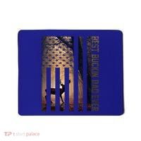 Usa Flag Best Buckin Dad Ever Deer Hunting Fathers Day Gift Meaningful Gift Mousepad thumb 0